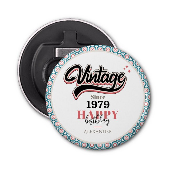 Abrebotellas Vintage desde 1979 (Anverso)