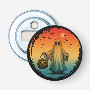 Abrebotellas vintage halloween espantoso fantasma calabaza murc