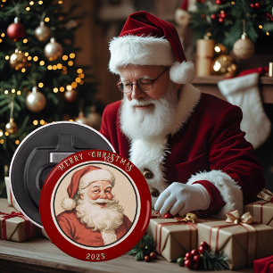 Abrebotellas Vintage Retro Santa
