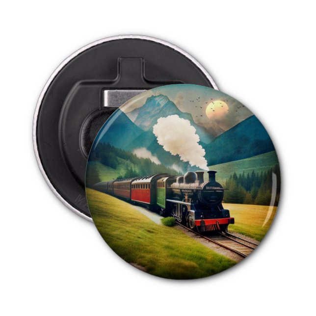Abrebotellas Vintage Steam Train (Anverso)