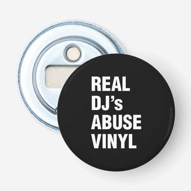 ABREBOTELLAS VINYL DE ABUSO DE DJ REAL (Anverso)