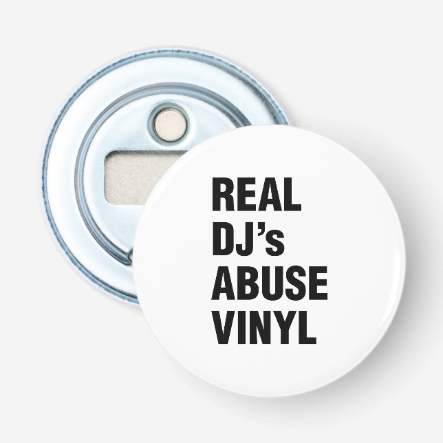 ABREBOTELLAS VINYL DE ABUSO DE DJ REAL (Anverso)