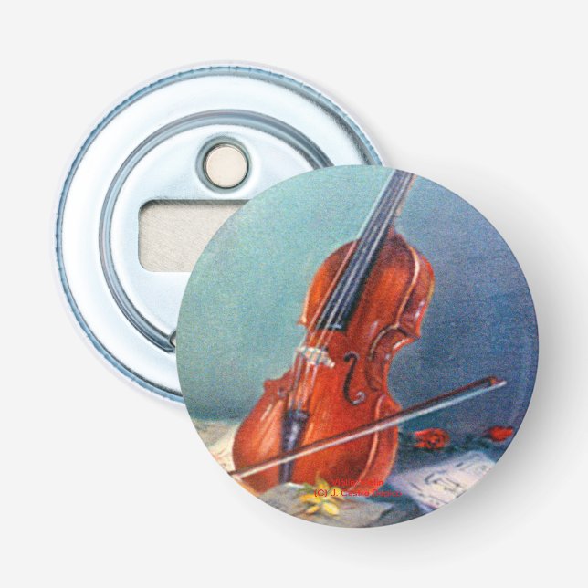 Abrebotellas Violín/Violin (Anverso)