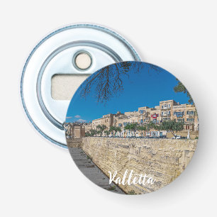 Abrebotellas Vista de la muralla y el puerto de La Valeta