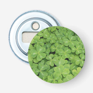 Abrebotellas Vista de Oxalis Oregana follaje de trébol de mader