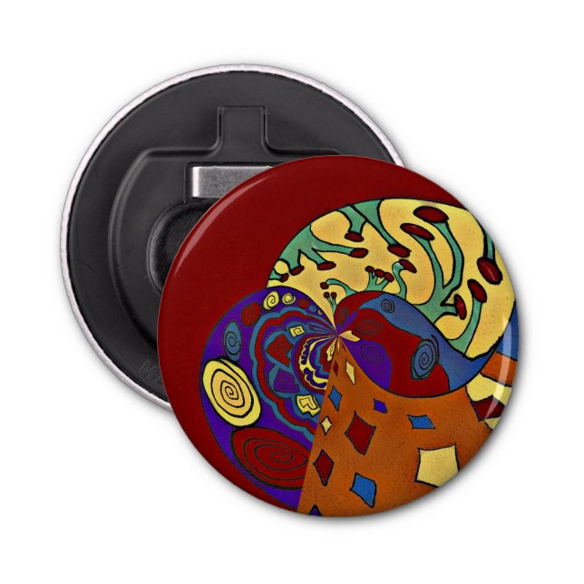 Abrebotellas Volar hacia arriba (Anverso)