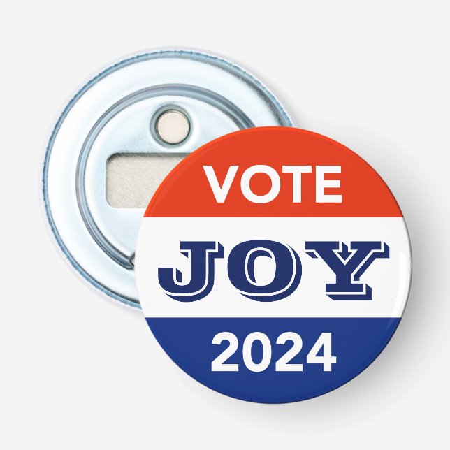 Abrebotellas Vote Joy 2024 Harris Walz (Anverso)
