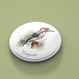 Abrebotellas Watercolor Woodpecker Woodland, personalizado