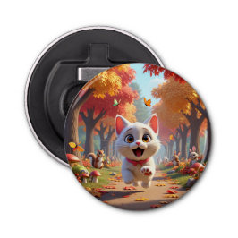 Abrebotellas Wild Escape: Running Cat Bottle Opener