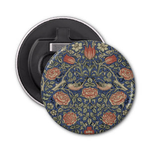Abrebotellas William Morris Tudor Rosa Wallpaper