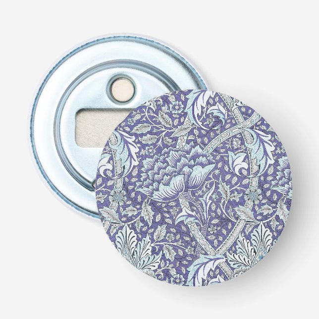 Abrebotellas William Morris Windrush flores azules florales (Anverso)