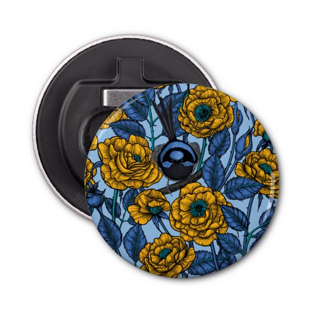 Abrebotellas Wren in the rosas (Anverso)