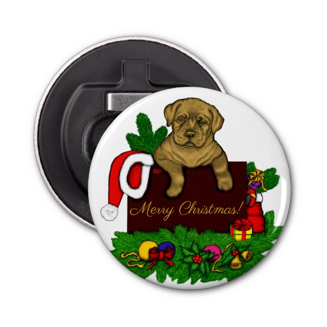 Abrebotellas XMas Puppy (Anverso)