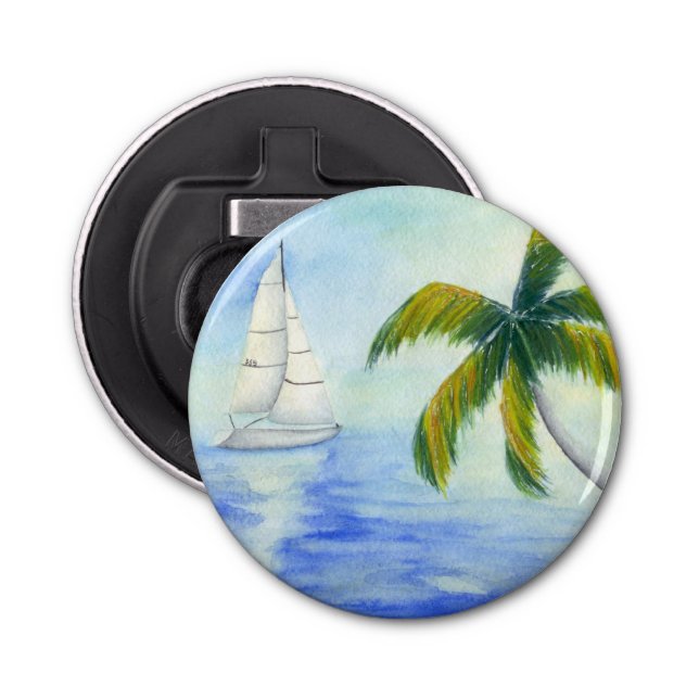 Abrebotellas Yate en el mar Palma (Anverso)