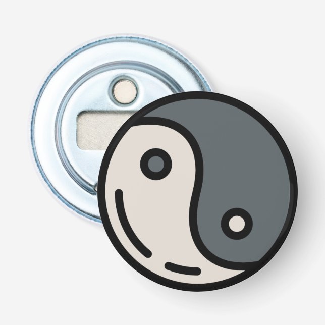 Abrebotellas yin-yang (Anverso)