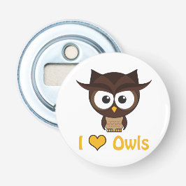 Abrebotellas Yo (amor) búhos