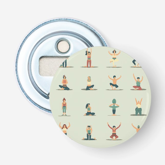Abrebotellas Yoga, pilates, temáticos  (Anverso)