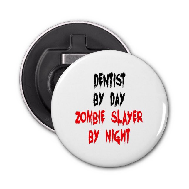 Abrebotellas Zombie Slayer Dentist (Anverso)