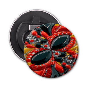 Abridor de botella con diseño de colores de Aleman