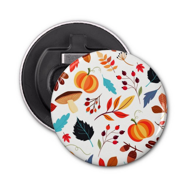 Abridor de botella de hojas de otoño (Anverso)