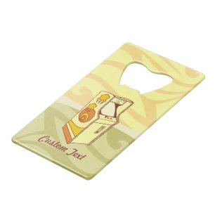 Abridor de botella de la tarjeta de crédito de la 