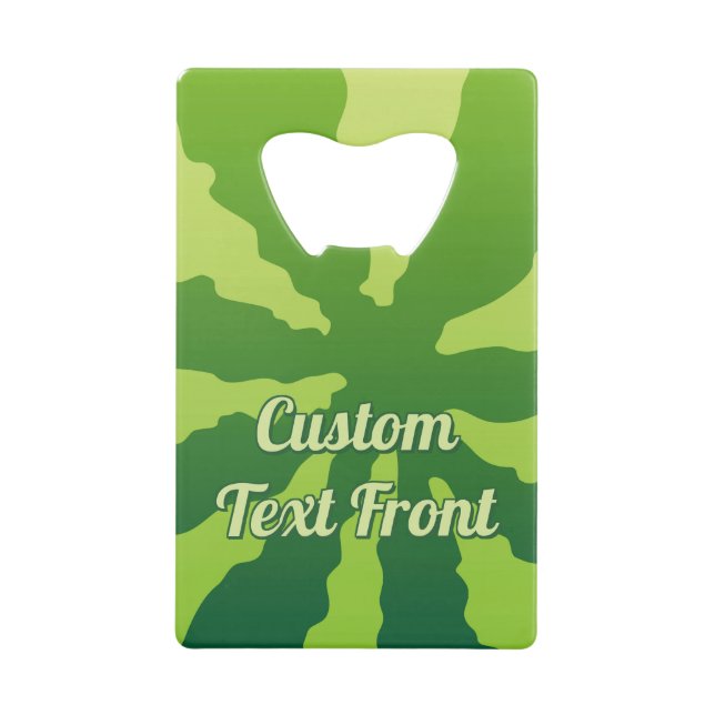 Abridor de botella de la tarjeta de crédito Waterm (Anverso)