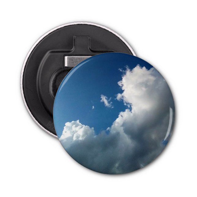 Abridor de botella de nubes curvadas grande (Anverso)