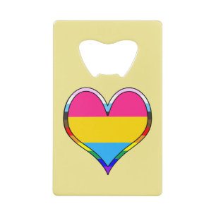 Abridor de botella de tarjeta de crédito Pan Pride