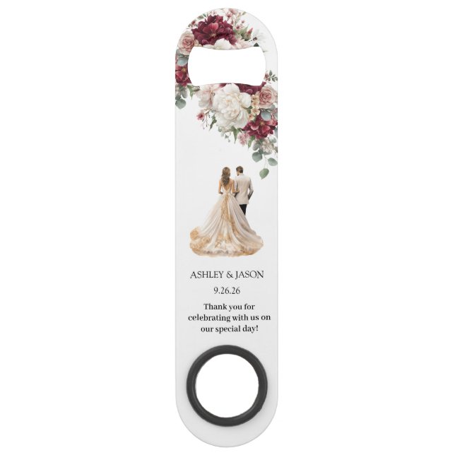 Abridor de botella personalizado para recuerdo de  (Anverso)