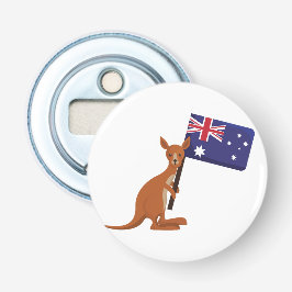 abridor de botellas bandera de australia canguro