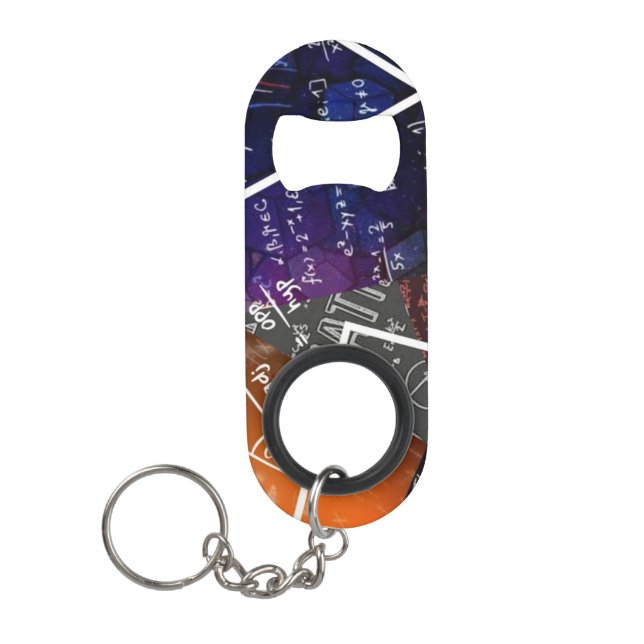 Abridor de botellas de acero inoxidable de fórmula (Anverso)