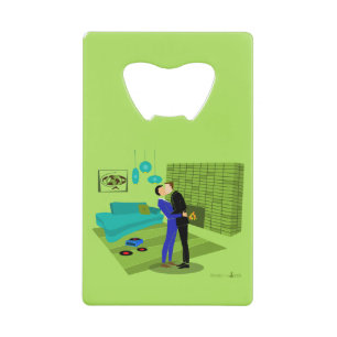 Abridor de botellas de acero inoxidable Retro Gay 