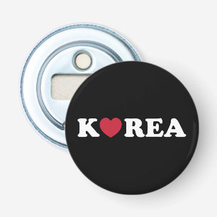Abridor de botellas de corazón de amor de Corea