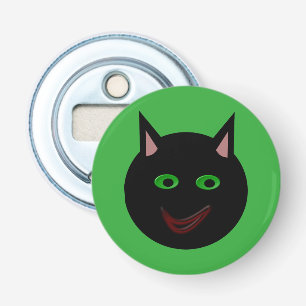Abridor de botellas de gato negro de Halloween