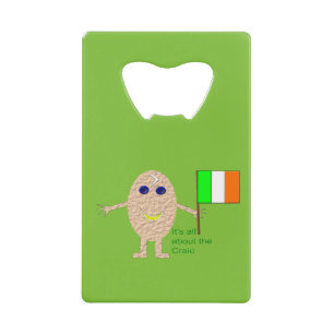 Abridor de botellas de huevo irlandés patriótico