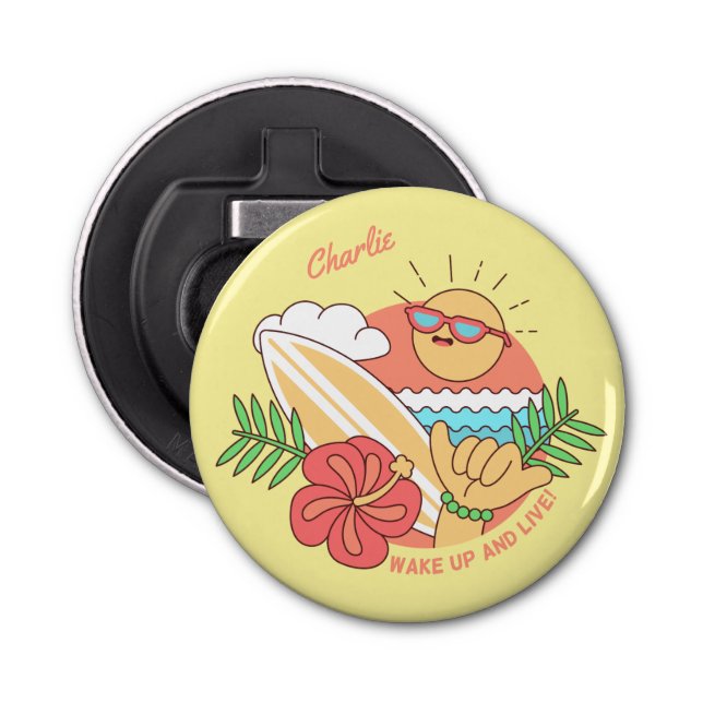 Abridor de botellas de nombre personalizado de Sum (Anverso)