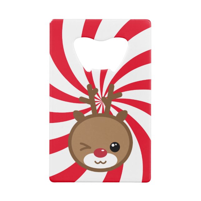 Abridor de botellas de reno de Kawaii (Reverso)