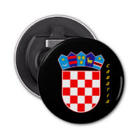 Abridor de botellas Fiesta de Croacia, escudo de a