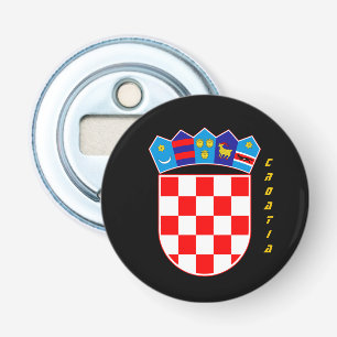 Abridor de botellas Fiesta de Croacia, escudo de a