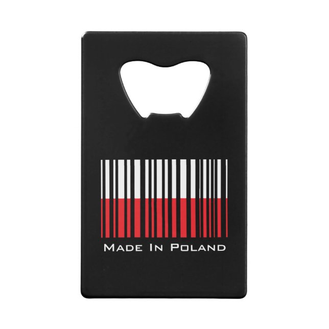 Abridor de botellas hecho en Polonia (Anverso)