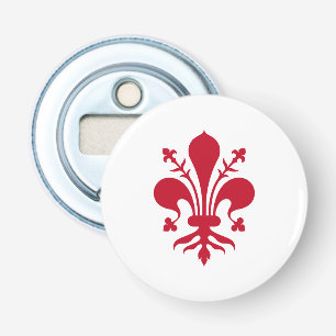 Abridor de botellas patriótico con bandera de Flor