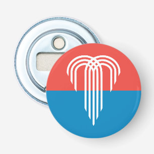 Abridor de botellas patriótico con bandera de Kans