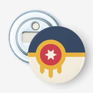 Abridor de botellas patriótico con bandera de la c