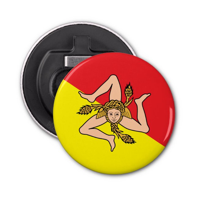 Abridor de botellas patriótico con bandera de Sici (Anverso)