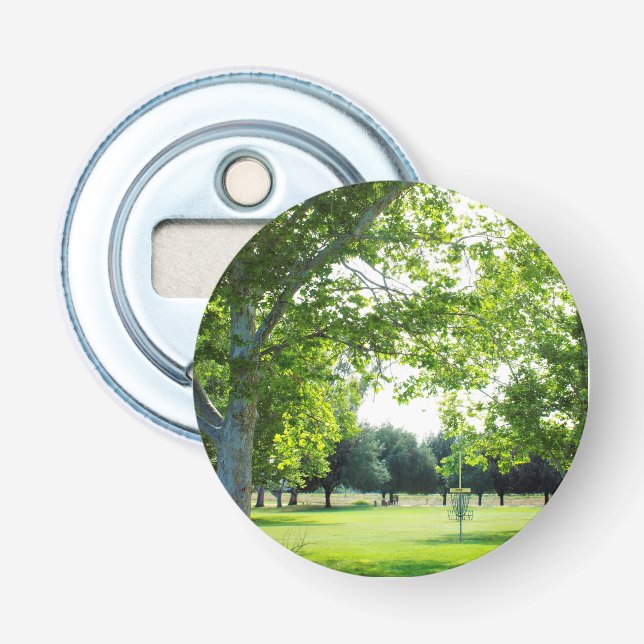 Abridor de frasco de golf de disco (Anverso)