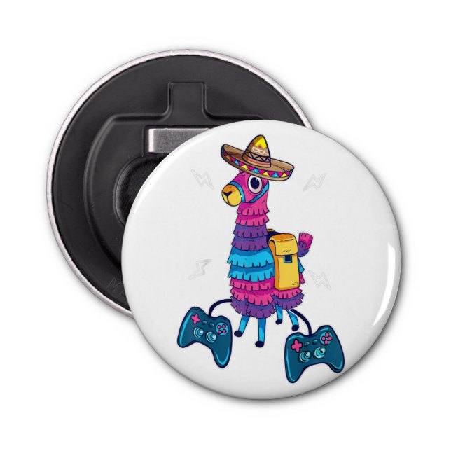 Abridor de frascos de botón con plantilla de mocku (Anverso)