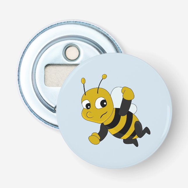 Abridor del frasco del personalizado de abejas (Anverso)