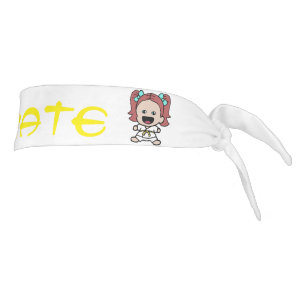 Abrigo amarillo de la cabeza del karate de la