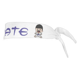 Abrigo azul de la cabeza del karate de la correa