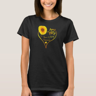 Abril 1972 49º Cumpleaños Camiseta Para Mujeres Su